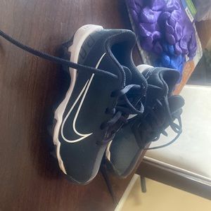 Slightly used baseball cleats.